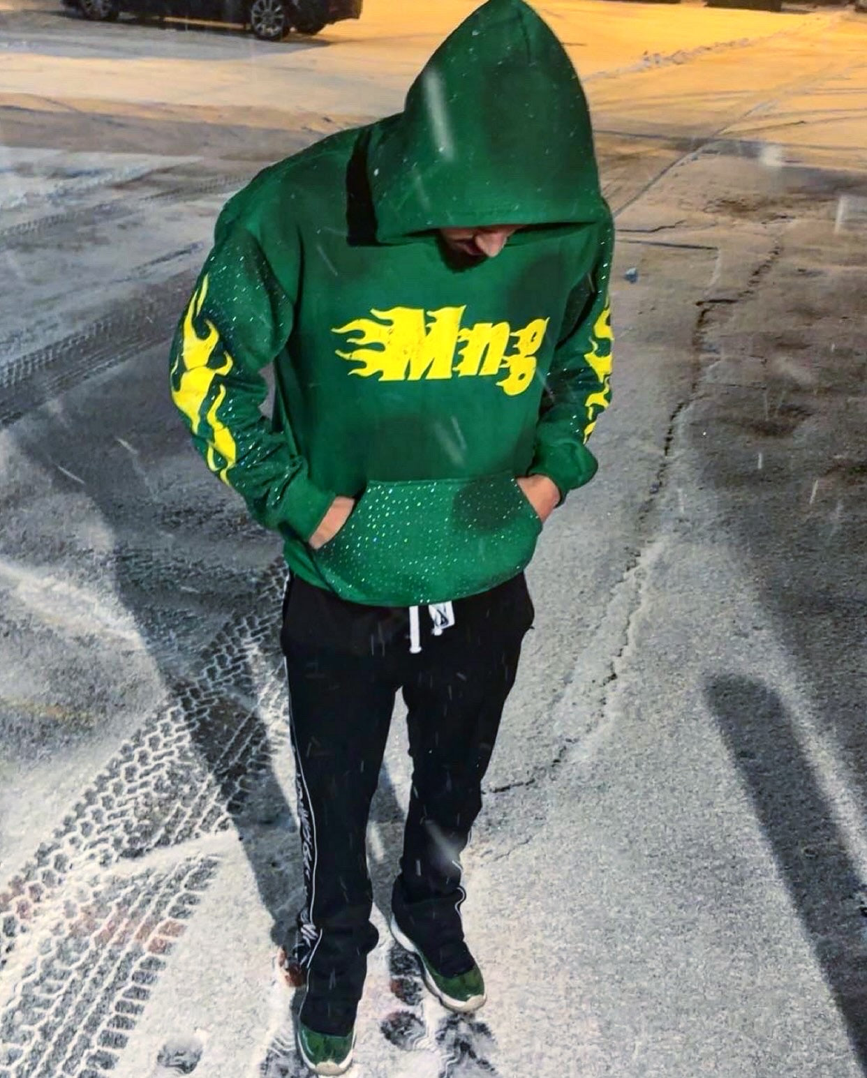 Rhinestone hoodie