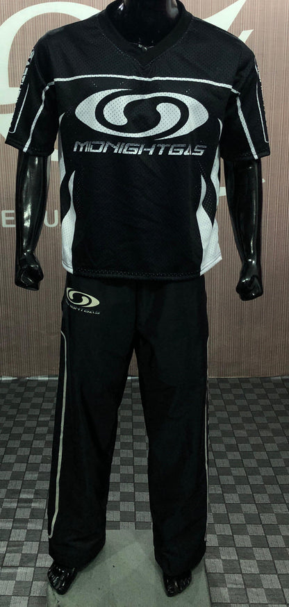 jersey and nylon pant