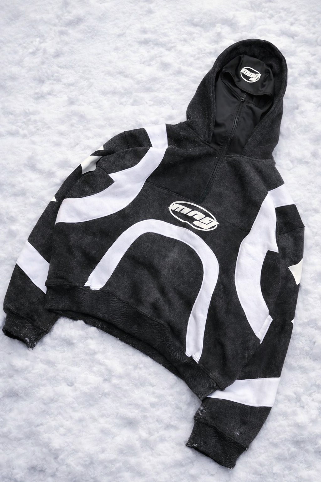 Hoodie with a ski mask