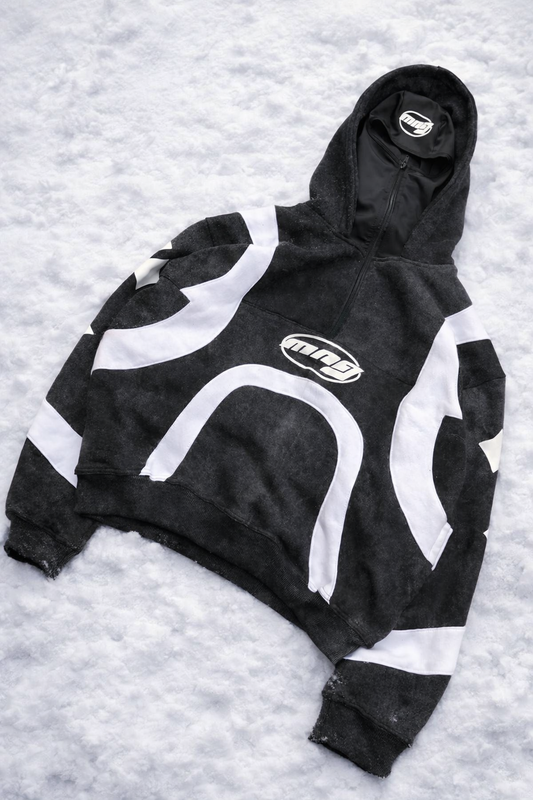 Hoodie with a ski mask