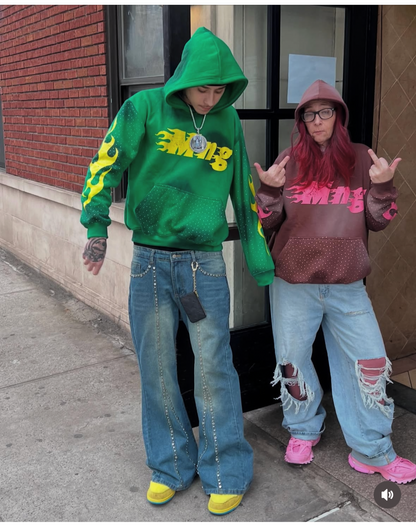 Rhinestone hoodie